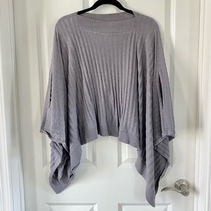 Lululemon Sweater | Lululemon Forward Flow Lilac Knit Cape Poncho